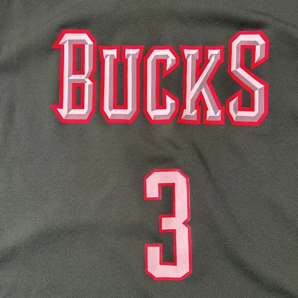 Adidas Milwaukee Bucks Jennings #3 NBA Green Youth Jersey - Size Large